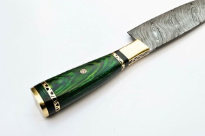 Vente en gros personnalisé de haute qualité OEM ODM Service professionnel japonais fait à la main en acier damas manche en bois de chef en acier au carbone - Product Image 5