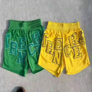 Custom LOGO <b>Men's</b> Street Wear Casual Breathable Canvas Sweat <b>Shorts</b> Plain Dyed Drawstring Cotton <b>Fleece</b> <b>Shorts</b> - Product Image 3