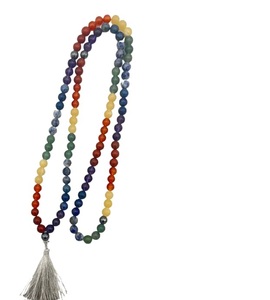 ลูกปัดหินโมราทั้งเจ็ดคุณภาพระดับดาวบนโซฮาโมราลูกปัด108แฮนด์เมด JAP Mala สำหรับการบำบัดโยคะประคำมาลา - Product Image 2