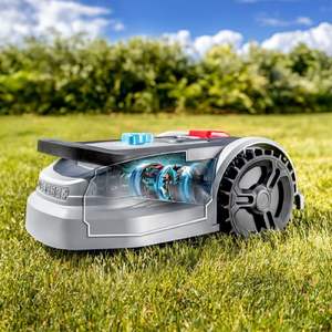 Cortacésped Eléctrico Inalámbrico Cecotec GrassHopper 300, Robot de Jardinería de Corto Alcance con Batería para Céspedes Pequeños - Product Image 2