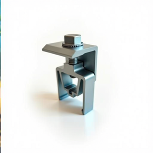 SunModo SMR Pop-On End Clamp Argent pour systèmes de montage solaire - Product Image 3