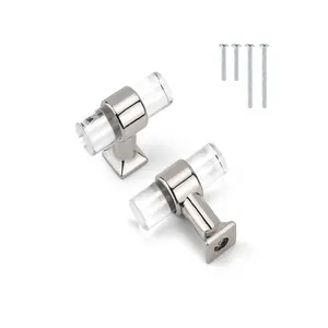 Trang chủ phần cứng Acrylic nhà bếp Knob đồ nấu nướng xử lý knobs ngăn kéo tủ Acrylic xử lý knobs cho đồ nội thất