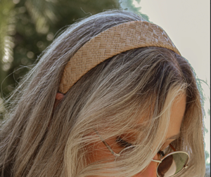 การกระจายขายส่งผ้าคาดศีรษะหวายโบฮีเมียนแฮนด์เมดการออกแบบของลูกค้า - Product Image 2