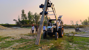Machine hydraulique principale d'attachement de tracteur de vote puissance de la capacité 45HP de 1 tonne - Product Image 2