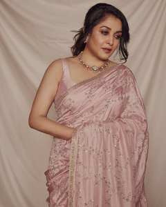 Nouveau concepteur Rangoly séquence brodé travail Saree avec travail dentelle et chemisier non cousu séquence broderie travail Saree pour les femmes - Product Image 1