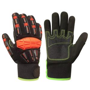 Gants de sécurité en cuir synthétique TPR de haute qualité pour l'industrie pétrolière et gazière, avec manchette renforcée, antidérapants, respirants et anti-humidité - Product Image 1