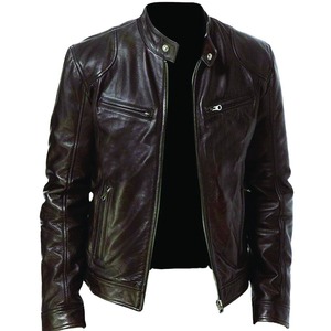 Veste en cuir Veste en cuir respirante imperméable de haute qualité à bas prix Veste pour homme grande taille respirante - Product Image 3