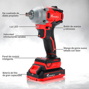 Chiave Elettrica Pointekx Ramsay 21V 450Nm Brushless 1/2 Pollice, Utensile Professionale per Automotive - Product Image 4