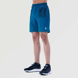 Shorts de sport Performa Fit en polyester longueur genou (vert sarcelle foncé) XXS – Taille élastique confortable pour la gym et le sport - Product Image 1