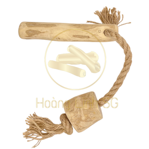 Perro masticable de madera de café al por mayor/Juguete de tirón de madera de café de alta calidad y seguridad hecho en HOANG LINH SG Kimy + 84938616690 - Product Image 4