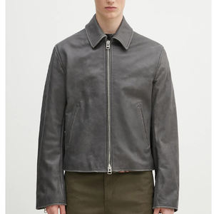 Meilleur prix Veste en cuir pour homme fabriquée au Pakistan Taille personnalisable Imperméable Coupe-vent Respirante Veste en cuir pour homme - Product Image 1