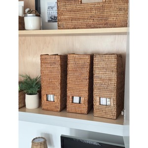 Rattan magazine basket Handmade Storage Basket Wholesale eco-friendly Made in Viet Nam - Product Image 4