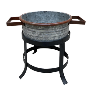 Jardinières en métal faites à la main pour la décoration de jardin d'hôtel et de restaurant à la maison disponibles en grandes petites tailles prix en vrac design de pot de fleur - Product Image 4