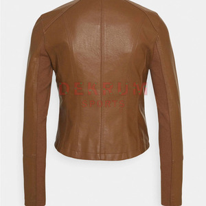 Women's <b>XL</b> Size High Quality Genuine Leather Jacket Customized Printed Fashion New Arrival Winter Collection Wholesale Supply - Product Image 4