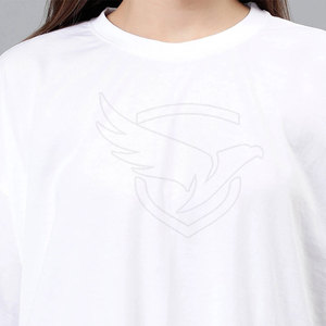 เสื้อยืดโอเวอร์ไซส์ลำลองทรงโอเวอร์ไซส์น้ำหนักเบาเสื้อยืดโอเวอร์ไซส์สีพิเศษออกแบบได้ตามต้องการ - Product Image 4