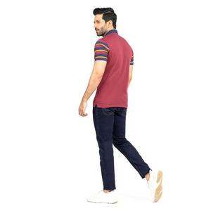 Chemises pour hommes de la dernière collection OEM Fashion, tissu tricoté de haute qualité, motif uni, respirant, logo personnalisé, style décontracté - Product Image 3