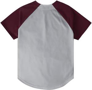 Alta calidad 100% poliéster ropa deportiva juvenil sublimación personalizada béisbol Softball Jersey conjunto botón completo transpirable de talla grande - Product Image 2