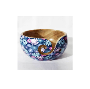 Cuencos de madera e hilo impreso de alta calidad para tejer cuenco de hilo de madera hecho a mano al mejor precio - Product Image 4