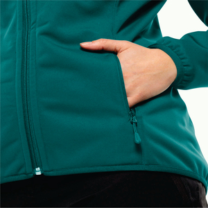 Chaqueta impermeable de concha suave para mujer con cremallera de manga larga logotipo personalizado para montar a caballo chaqueta Softshell de alta calidad - Product Image 5