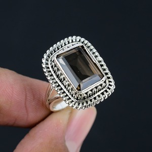 925แหวนพลอยบุษราคัมเงินสเตอร์ลิงทำด้วยมือเงินแหวนสไตล์ Boho สำหรับผู้หญิงของขวัญแต่งงานสำหรับภรรยา - Product Image 5