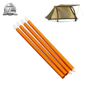 Ready made 7000 series durable anodized aluminum alloy 15mm tent poles kit