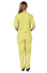 Ensembles de gommage en tissu tissé supérieur pour uniforme d'infirmière pour femmes pour le service OEM des hôpitaux disponible - Product Image 2