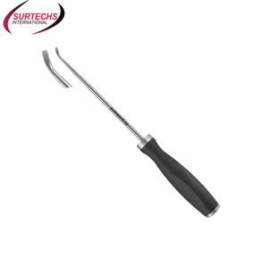 Instrumento de artroscopia de rodilla Manual de Surtechs, cureta de punta en ángulo de 30 grados de dos caras, instrumentos quirúrgicos de acero inoxidable - Product Image 5