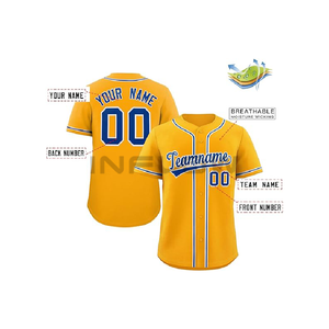 100% poliéster diseño personalizado ropa de Béisbol Softbol y béisbol Jersey uniformes conjuntos equipo juvenil patrón sublimación - Product Image 1