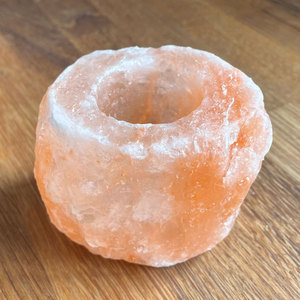 Fully Custom Made Size Himalayan Salt <b>Candle</b> Holder Premium Quality Natural <b>Pink</b> Salt Himalayan Salt <b>Candle</b> Holders - Product Image 1
