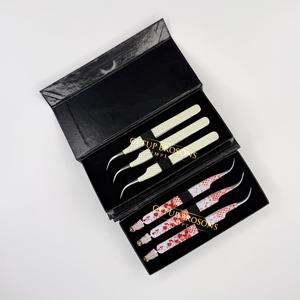 Herramientas para Pestañas de Acero Inoxidable Antimagnéticas y Antiestáticas con Puntas Lisas/Serradas/Dentadas de 10 mm de Longitud - Product Image 4