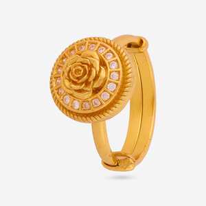 Silver Temple Ethnic Religious Gemstone Finger <b>Ring</b> 188187 Mainly Made of Brass with <b>Gold</b> Plating - Product Image 1