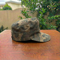 Casquette de campagne réversible en camouflage marron M40 de l'armée allemande d'élite de la Seconde Guerre mondiale