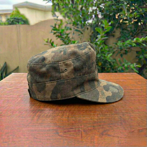 Gorro de Campo Reversible Marrón Camuflaje M40 de la Élite Alemana de la Segunda Guerra Mundial - Product Image 3