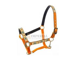 Ensemble de matériel équestre pour chevaux de sport, personnalisable, avec licol, bride et couverture de cheval en nylon rembourré, à motif unique, élégant et durable, et cordes incrustées - Product Image 1