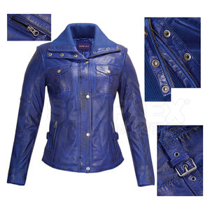 Article Offre Spéciale Veste en cuir coupe-vent à la mode pour femmes - Product Image 1