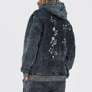 Jogger chándal sudadera 2 piezas hombres conjuntos de ropa desgaste chándal algodón Jogging chándal hombres correr deporte - Product Image 4