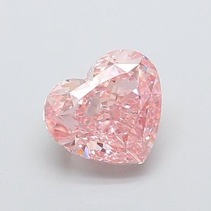 Diamante Rosa Intenso de Laboratorio, Corte Corazón, 3.03ct, VS1 - Product Image 1