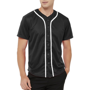 Maillot de baseball tendance de haute qualité, prix de gros, dernier modèle, logo personnalisé, 100% polyester, vêtements de sport personnalisés - Product Image 2