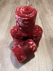 Equestrian Horse Polo Wraps Fleece Stable <b>Bandages</b> Elastic <b>Leg</b> Support Wraps for Horse Care - Product Image 6