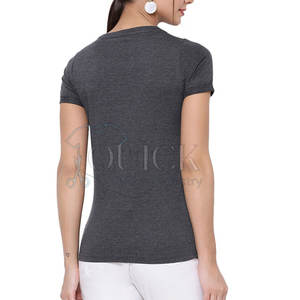 เสื้อยืดผู้หญิงคุณภาพดี ระบายอากาศได้ดี เป็นมิตรกับสิ่งแวดล้อม แห้งเร็ว ผลิตจากโพลีเอสเตอร์/คอตตอน ปรับแต่งได้สำหรับฤดูร้อน ราคาสมเหตุสมผล! - Product Image 6