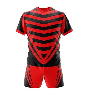 2024 conception personnalisée sublimé Rugby uniforme 100% Polyester hommes respirant Rugby uniforme sport porte nouveau de haute qualité - Product Image 4