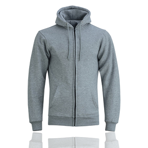 Sudadera con capucha de algodón de alta calidad para hombre de peso pesado con cremallera Lisa Precio al por mayor Logotipo personalizado Ropa de invierno transpirable Sudaderas con capucha - Product Image 6