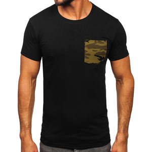 High Quality <b>Men's</b> Camo Printed T-<b>Shirt</b> <b>with</b> <b>Pocket</b> Casual Streetwear 100% Cotton T-<b>shirt</b> <b>with</b> <b>Pocket</b> Graphite - Product Image 6