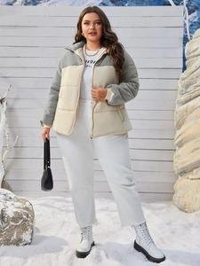 Winter Warm Casual Wear Clothing Women's Puffer <b>Jacket</b> Breathable Long Sleeves Full Zipper Up Women's Puffer <b>Jacket</b> - Product Image 3