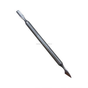 Empujador de Cutículas Profesional de Doble Punta de Acero Inoxidable, Removedor de Piel Muerta, Herramienta de Manicura y Pedicura, Limpiador de Uñas Reutilizable - Product Image 1