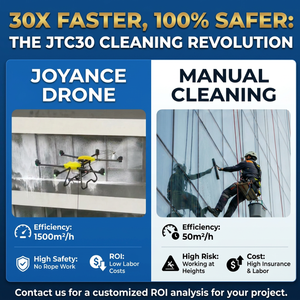 Joyance JTC30 Dron Inteligente de Limpieza Exterior de Aleación de Aluminio, Limpiador Profesional de Edificios, Misión Totalmente Autónoma, Evitación de Obstáculos - Product Image 4
