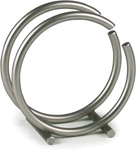 Porte-mouchoirs et porte-serviettes élégants en acier inoxydable classique pour la maison et la restauration – Rangement métallique durable par Creative Metal - Product Image 5