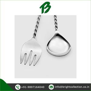 Suministro Directo de Fábrica, Precio Bajo de Mercado, Cubiertos Planos de Acero Inoxidable SS304 con Acabado Espejo, Estilo Vintage, Aptos para Uso en Bodas y Hoteles, Seguros para Alimentos y Sostenibles - Product Image 2