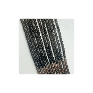 Cuentas de piedra Spactrolite Premium Natural, forma de Rondelle suave, piedras preciosas, tamaños personalizados, 14 pulgadas, fabricación de joyas de hebra - Product Image 5