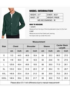 Chaqueta de béisbol para hombre con diseño de patrón personalizado para primavera y otoño, chaqueta universitaria informal deportiva, soporte de lona de piel de oveja real - Product Image 6